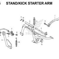 F35 – Stand/Kick Starter Arm – Katalog Honda New Vario 125 K60R