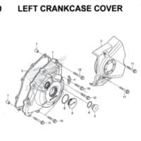 E10 – Left Crankcase Cover – Katalog Honda New CB150R StreetFire K15M
