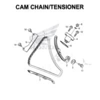 E4 – Cam Chain/Tensioner – Katalog Honda New CB150R StreetFire K15M