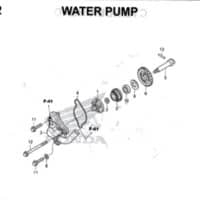 E12 – Water Pump – Katalog Honda New CB150R StreetFire K15M