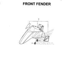 F11 – Front Fender – Katalog Honda New Vario 110