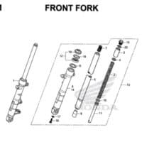 F11 – Front Fork – Katalog Honda New CB150R StreetFire K15M