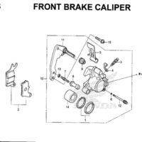 F18 – Front Brake Caliper – Katalog Honda New Vario 110