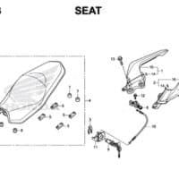 F23 – Seat – Katalog Honda New CB150R StreetFire K15M