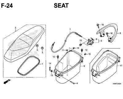 F24 – Seat – Katalog Honda New Vario 110