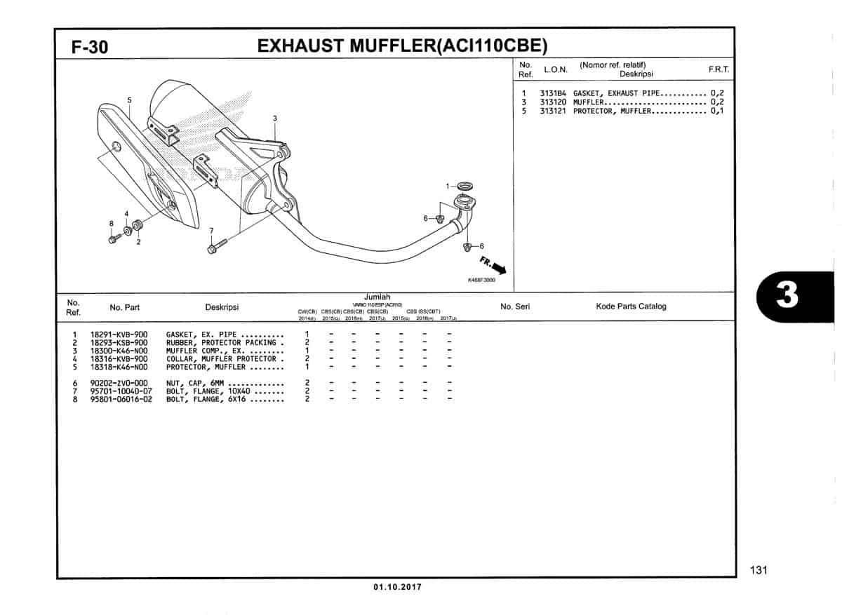 F-30-Exhaust-Muffler-(ACI110CBE)-Katalog-New-Vario-110