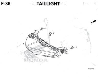 F36 – Taillight – Katalog Honda New CB150R StreetFire K15M