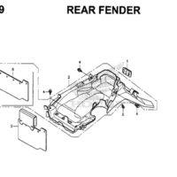 F39 – Rear Fender – Katalog Honda New Vario 110