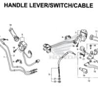F4 – Handle Lever/Switch/Cable – Katalog Honda New CB150R StreetFire K15M