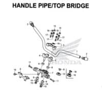 F7 – Handle Pipe/Top Bridge – Katalog Honda New CB150R StreetFire K15M