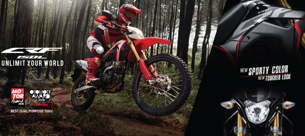 Honda Luncurkan Warna Baru New Honda CRF150L