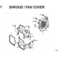 E1 – Shroud/Fan Cover – Katalog Honda BeAT Karbu KVY