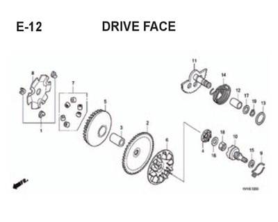 E12 – Drive Face – Katalog Honda BeAT Karbu KVY