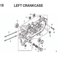 E-15-Left-Crankcase-BeAT-Karbu