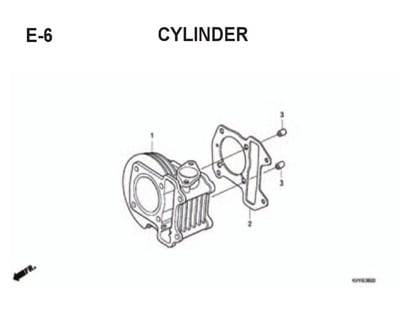 E6 – Cylinder – Katalog Honda BeAT Karbu KVY