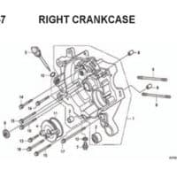 E7 – Right Crankcase – Katalog Honda BeAT Karbu KVY