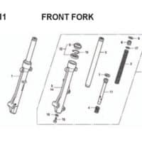 F11 – Front Fork – Katalog Honda BeAT Karbu KVY