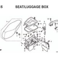 F15 – Seat/Luggage Box – Katalog Honda BeAT Karbu KVY
