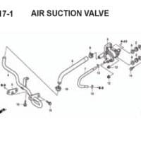 F17-1 – Air Suction Valve – Katalog Honda BeAT Karbu KVY