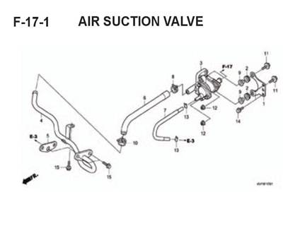 F17-1 – Air Suction Valve – Katalog Honda BeAT Karbu KVY