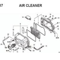 F17 – Air Cleaner – Katalog Honda BeAT Karbu KVY