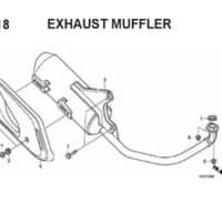 F18 – Exhaust Muffler – Katalog Honda BeAT Karbu KVY