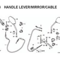 F-3-Handle-Lever-Mirror-Cable-BeAT-Karbu