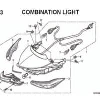 F23 – Combination Light – Katalog Honda BeAT Karbu KVY
