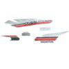 Sticker Body (Stripe Set R) White Red - Vario 125 eSP K60
