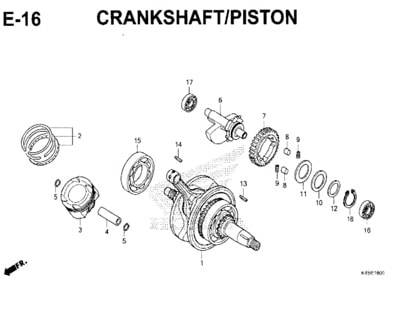 E-16-Crankshaft-Piston-New-CBR-150R-K45N