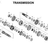E17 – Transmission – Katalog Honda New CBR 150R K45N