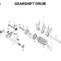 E-19-Gearshift-Drum-New-CBR-150R-K45N