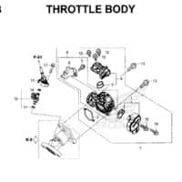 E23 – Throttle Body – Katalog Honda New CBR 150R K45N