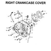 E6 – Right Crankcase Cover – Katalog Honda New CBR 150R K45N