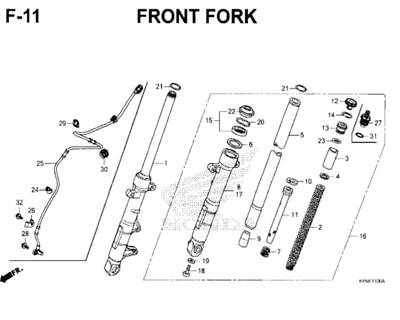 F-11-Front-Fork-New-CBR-150R-K45N