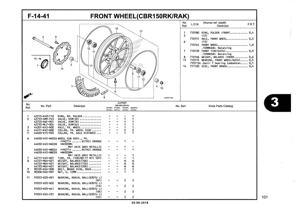 F-14-41-Front-Wheel-(CBR150RK-RAK)-Katalog-New-CBR-150R-K45N