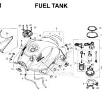 F21 – Fuel Tank – Katalog Honda New CBR 150R K45N
