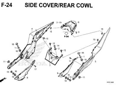 F-24-Side-Cover-Rear-Cowl-New-CBR-150R-K45N