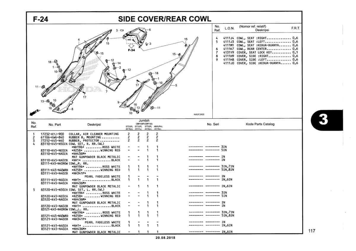 F-24-Side-Cover-Rear-Cowl-Katalog-New-CBR-150R-K45N