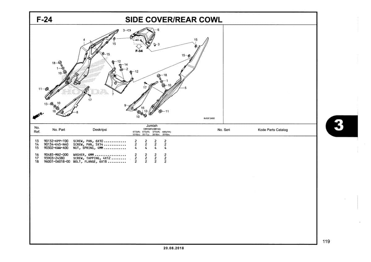 F-24-Side-Cover-Rear-Cowl-Katalog-New-CBR-150R-K45N