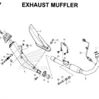 F27 – Exhaust Muffler – Katalog Honda New CBR 150R K45N