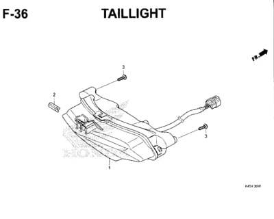 F36 – Taillight – Katalog Honda New CBR 150R K45N