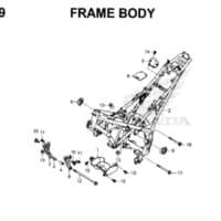 F39 – Frame Body – Katalog Honda New CBR 150R K45N