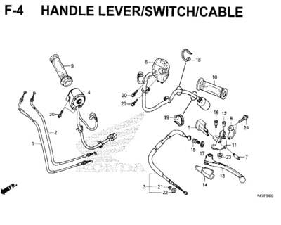 F-4-Handle-Lever-Switch-Cable-New-CBR-150R-K45N