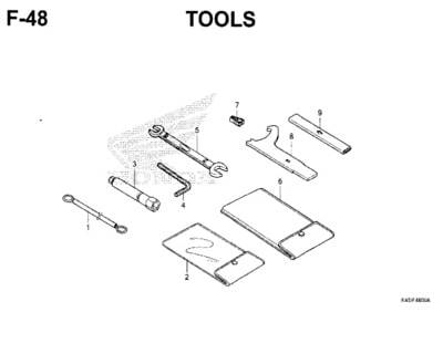 F48 – Tools – Katalog Honda New CBR 150R K45N