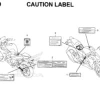 F49 – Caution Label – Katalog Honda New CBR 150R K45N