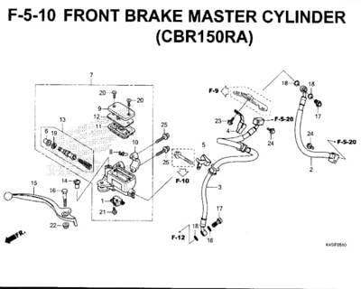 F-5-10-Front-Brake-Master-Cylinder-(CBR150RA)-New-CBR-150R-K45N