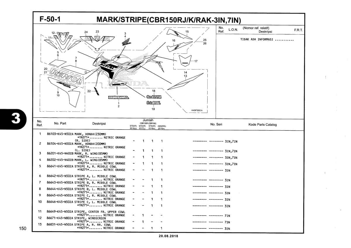 F-50-1-Mark-Stripe-(CBR150R-J-K-RAK-3IN,7IN)-Katalog-New-CBR-150R-K45N