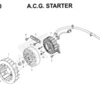 E10 – A.C.G. Starter – Katalog Honda New BeAT Street eSP