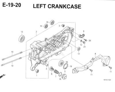 E-19-20-Left-Crankcase-Honda-BeAT-Street-eSP